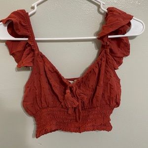 Super cropped boho tank top